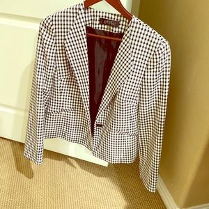 Checkered Blazer size 8